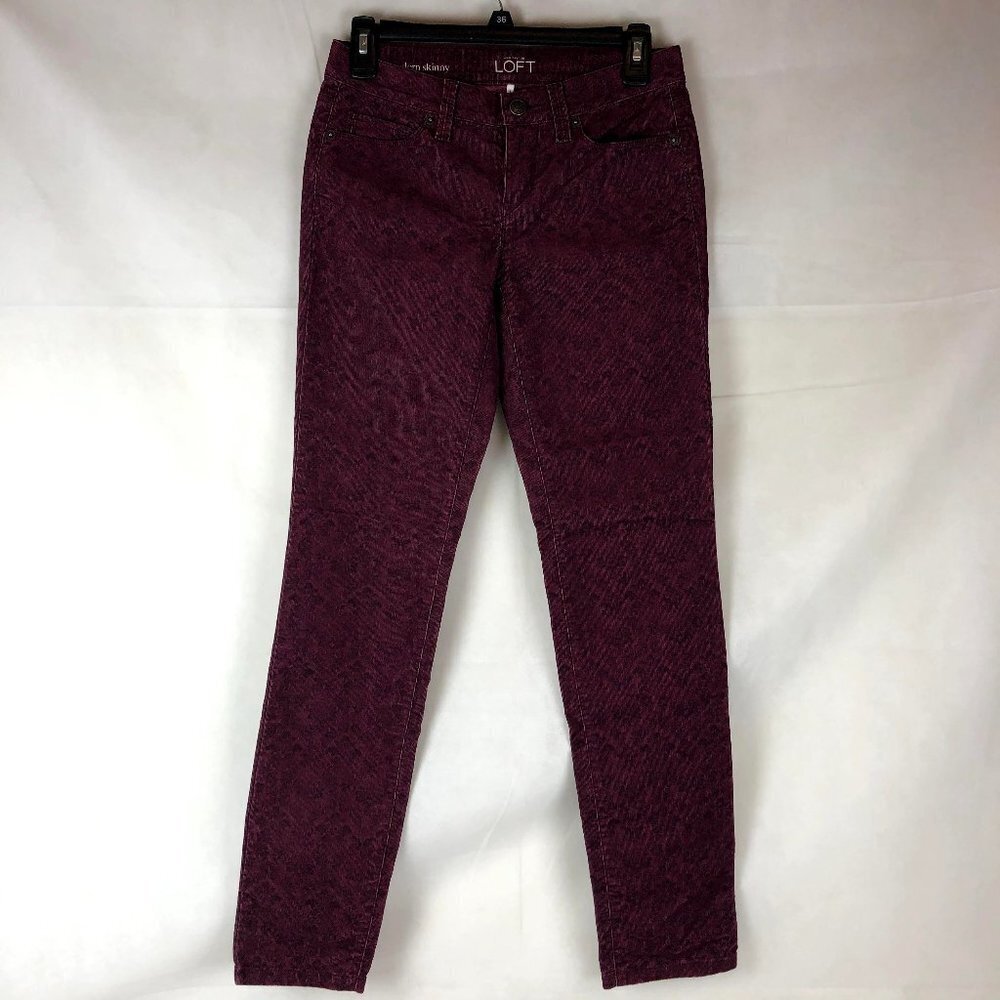 Loft Modern Skinny Corduroy Pants 25/0